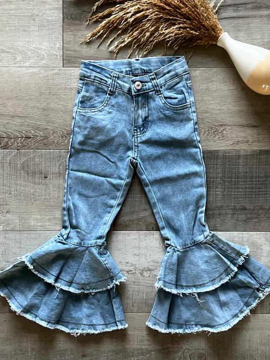 Light Wash Double Bell Denim