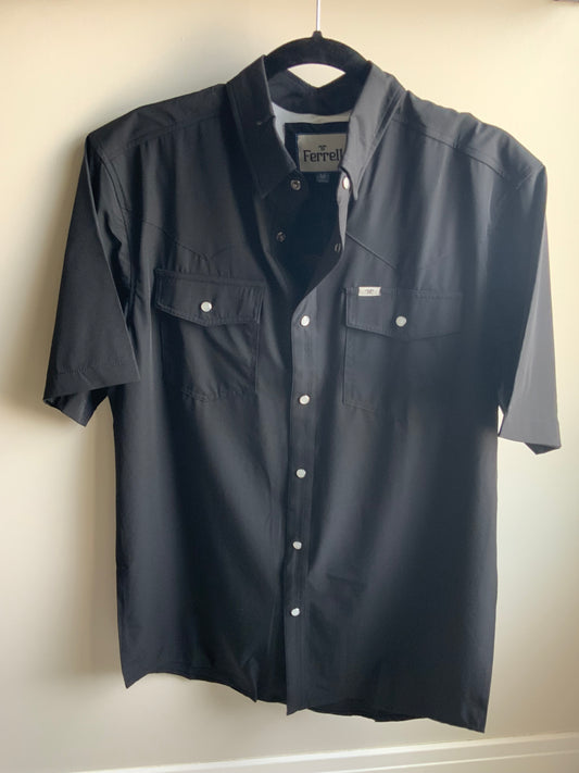 Black Ferrell Snap Shirt