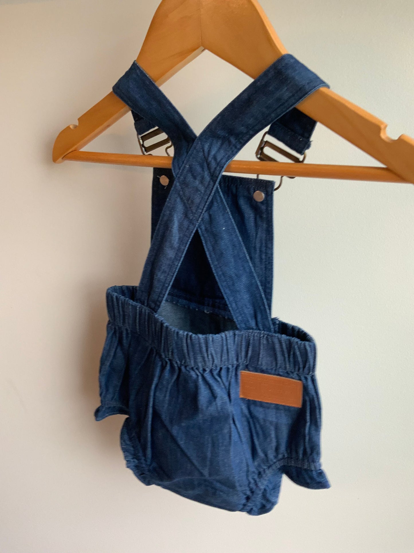 Infant Girls Denim Overalls