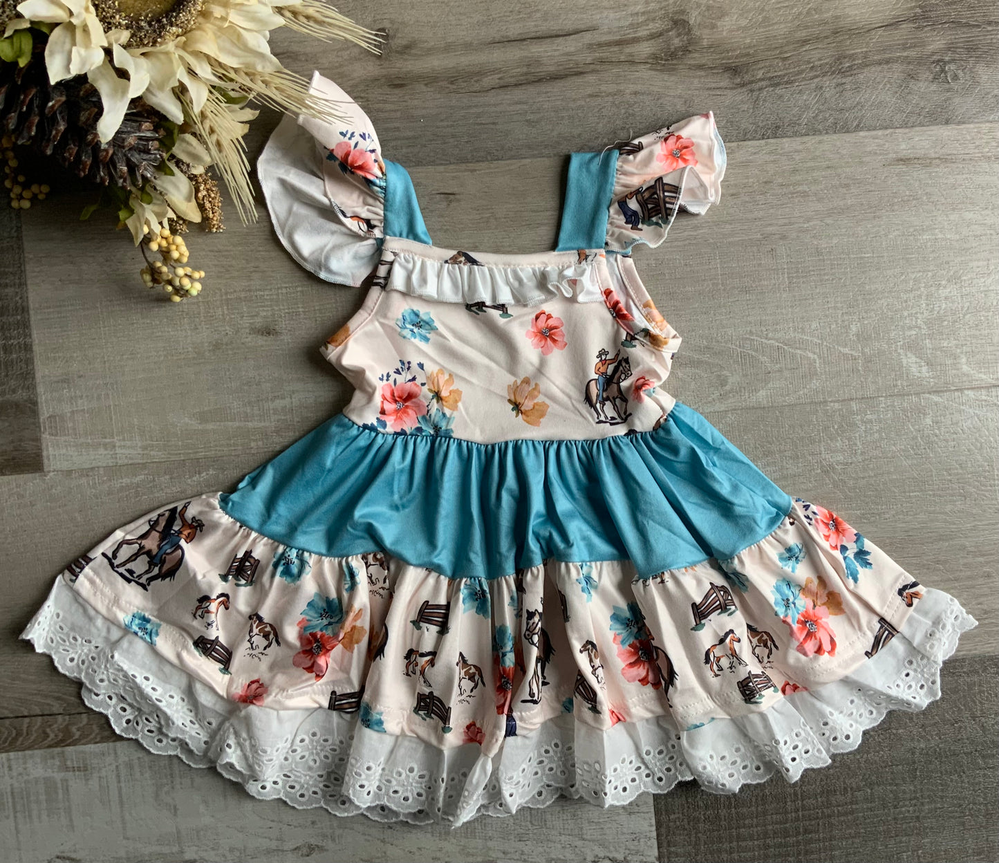 Ranch Hand Ruffle Dress
