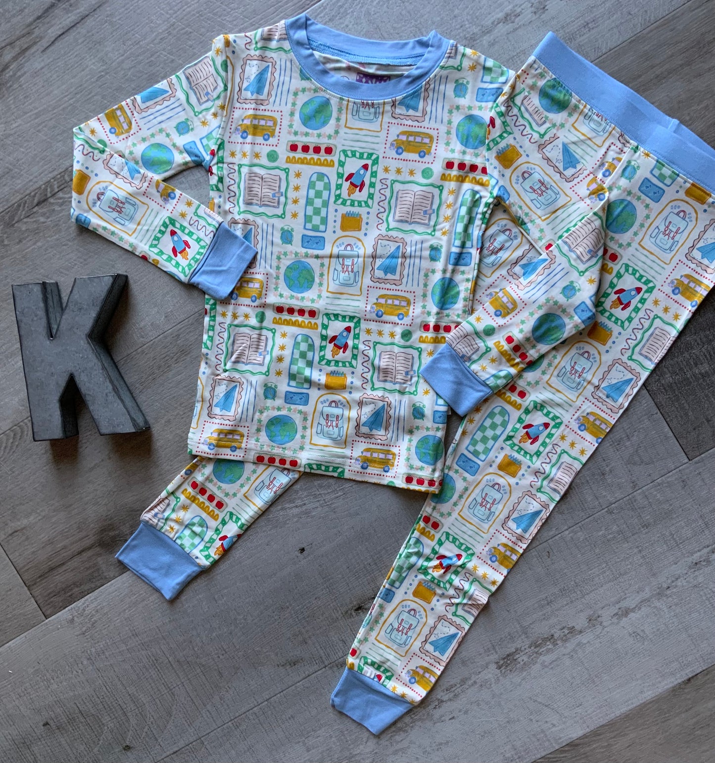 Blue Learner Pj Set