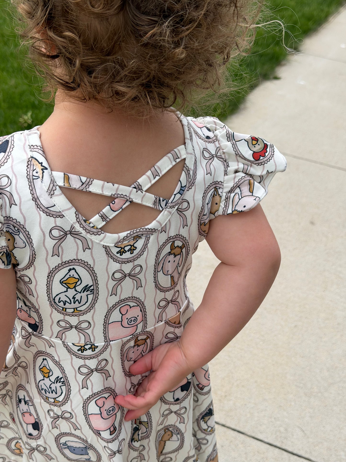 Farm Friends Twirl Dress