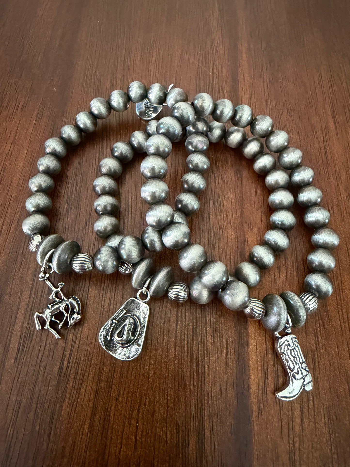 3 Piece Cowgirl Bracelet Set