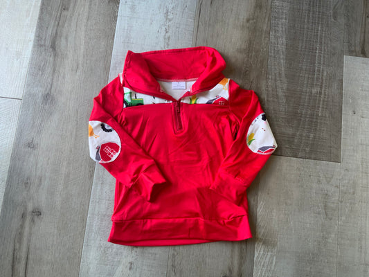 Red Farm Pullover