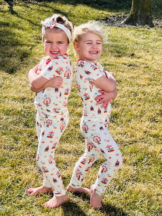 County Fair Short Sleeve Pj Set