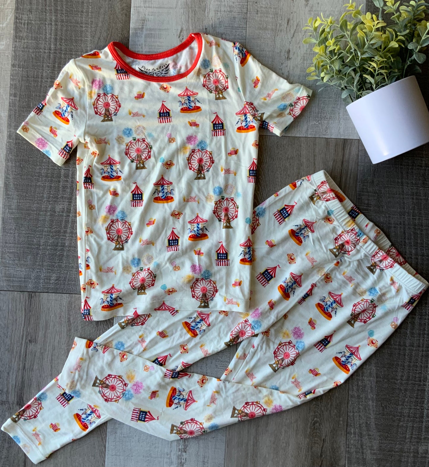 County Fair Short Sleeve Pj Set