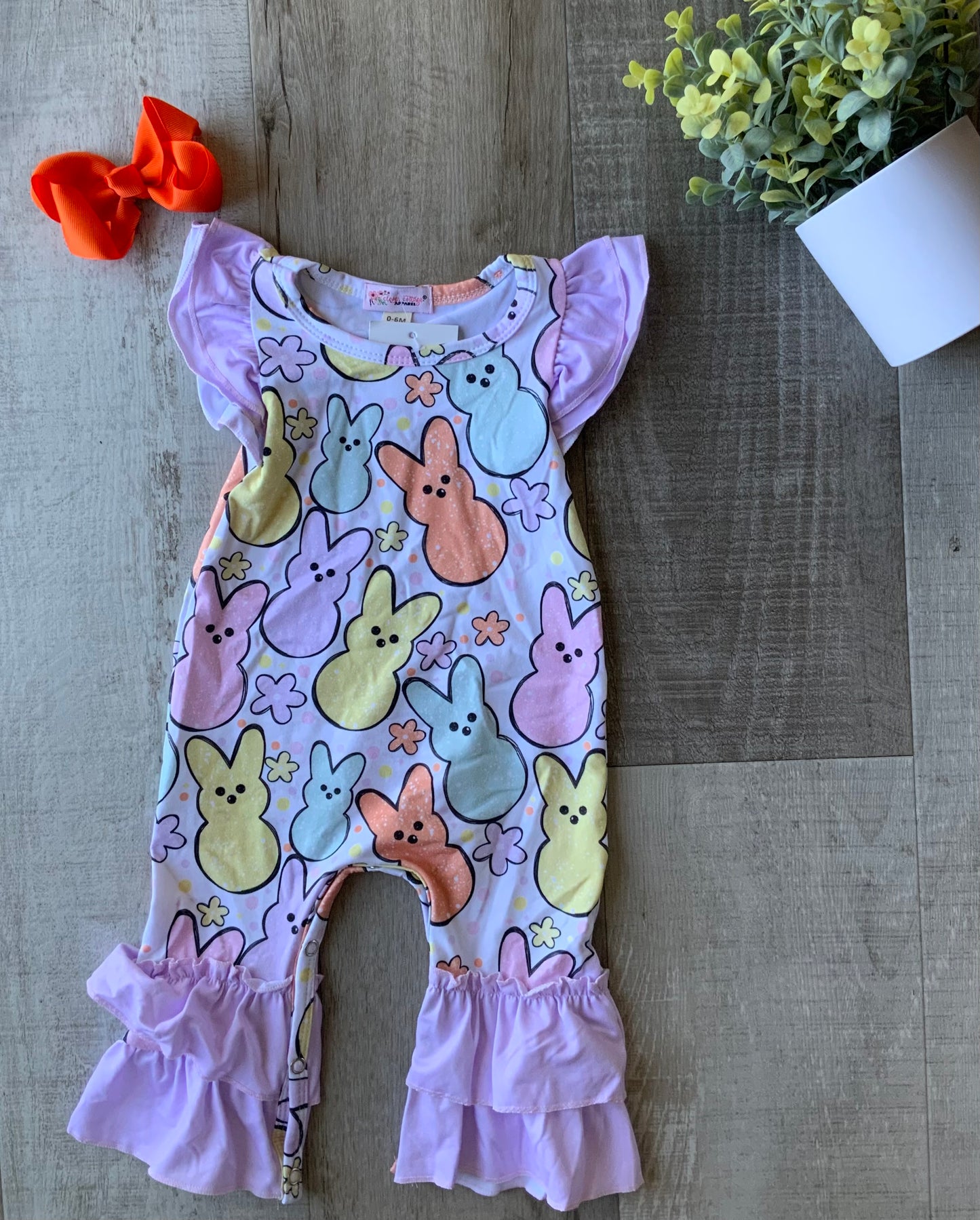 Purple Peep Romper & Outfit