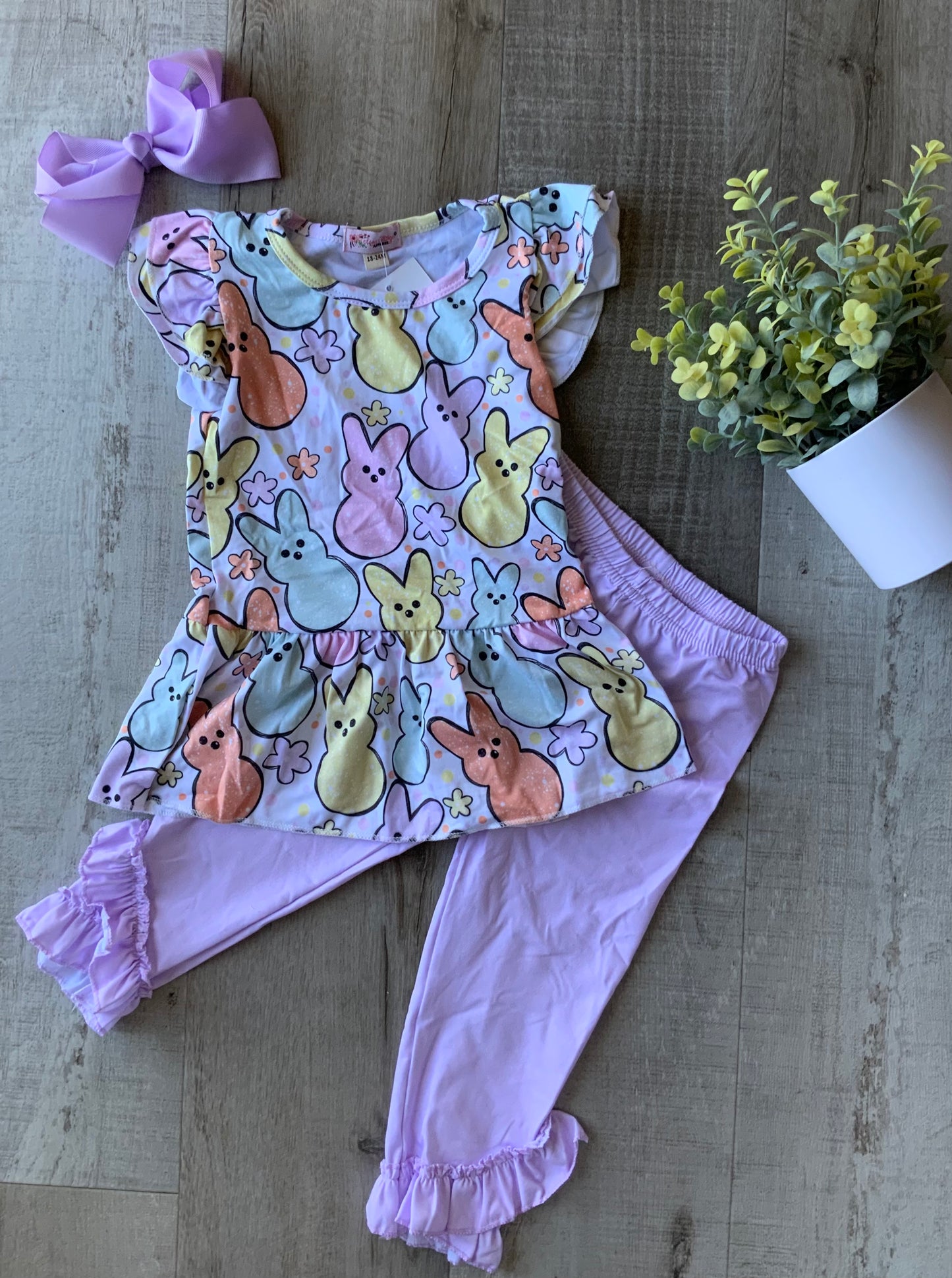 Purple Peep Romper & Outfit