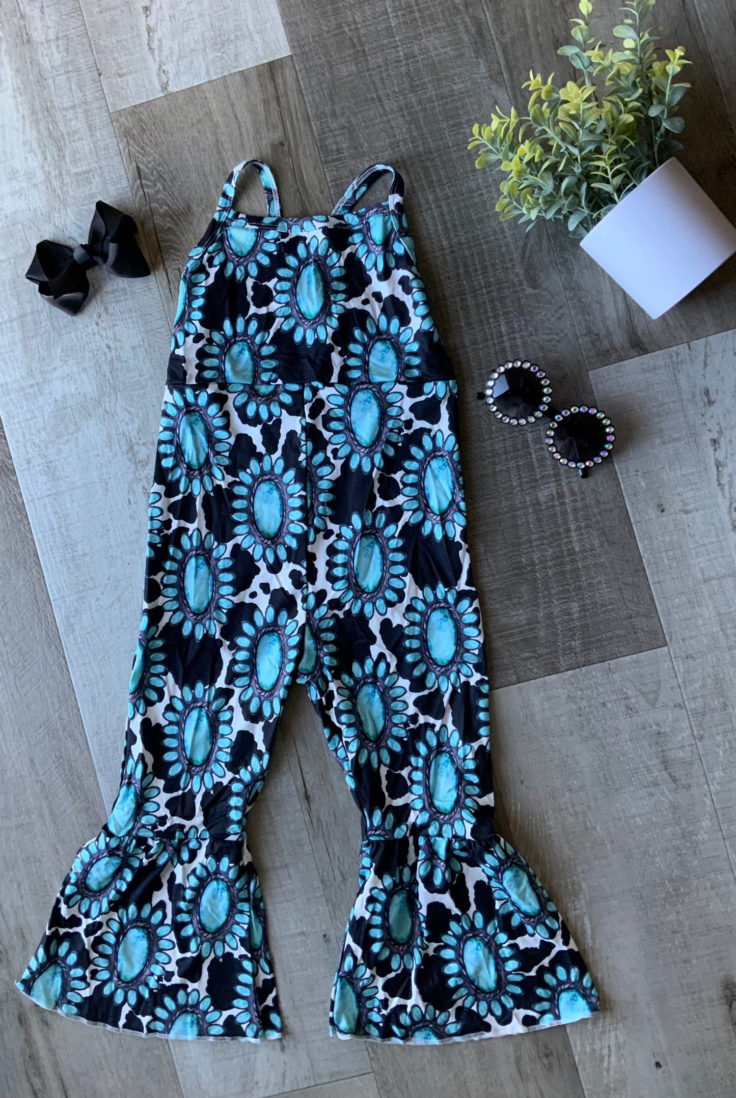 Turquoise Jewel Jumpsuit