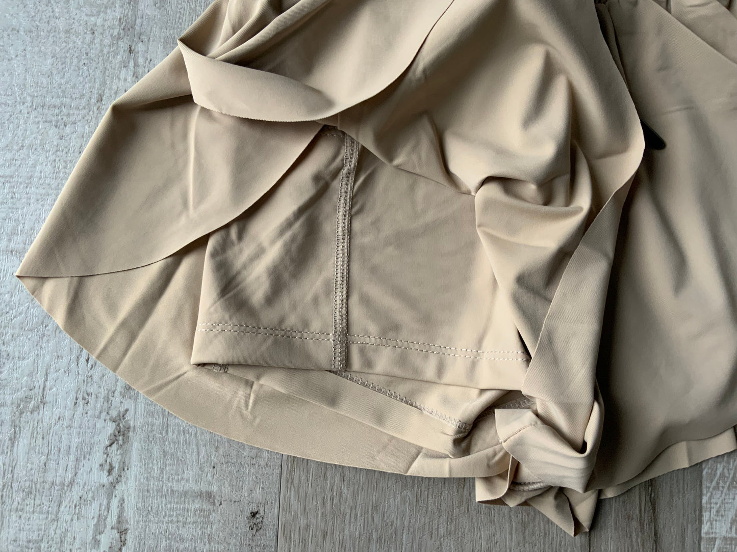 Beige Spandex Shorts