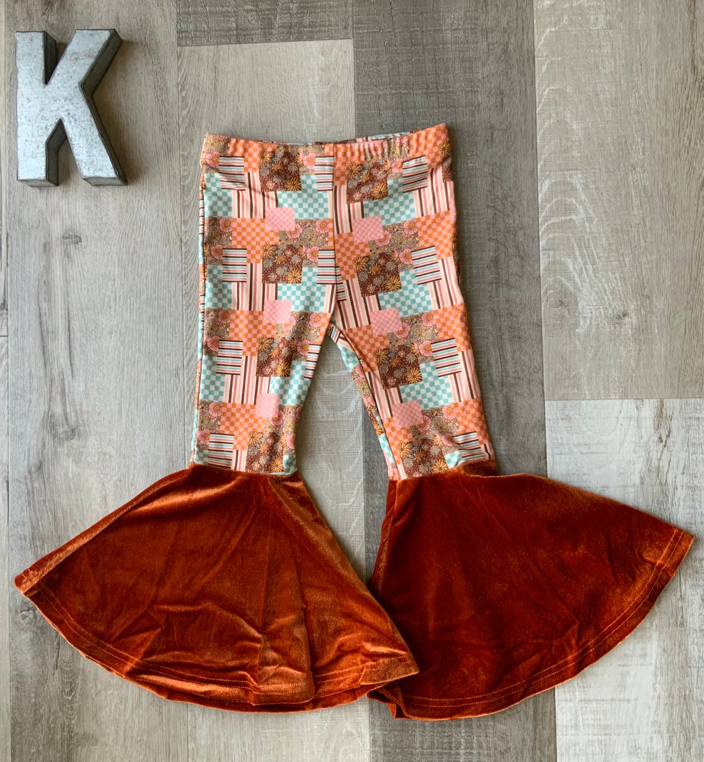 Patchwork Flare Bell Bottoms