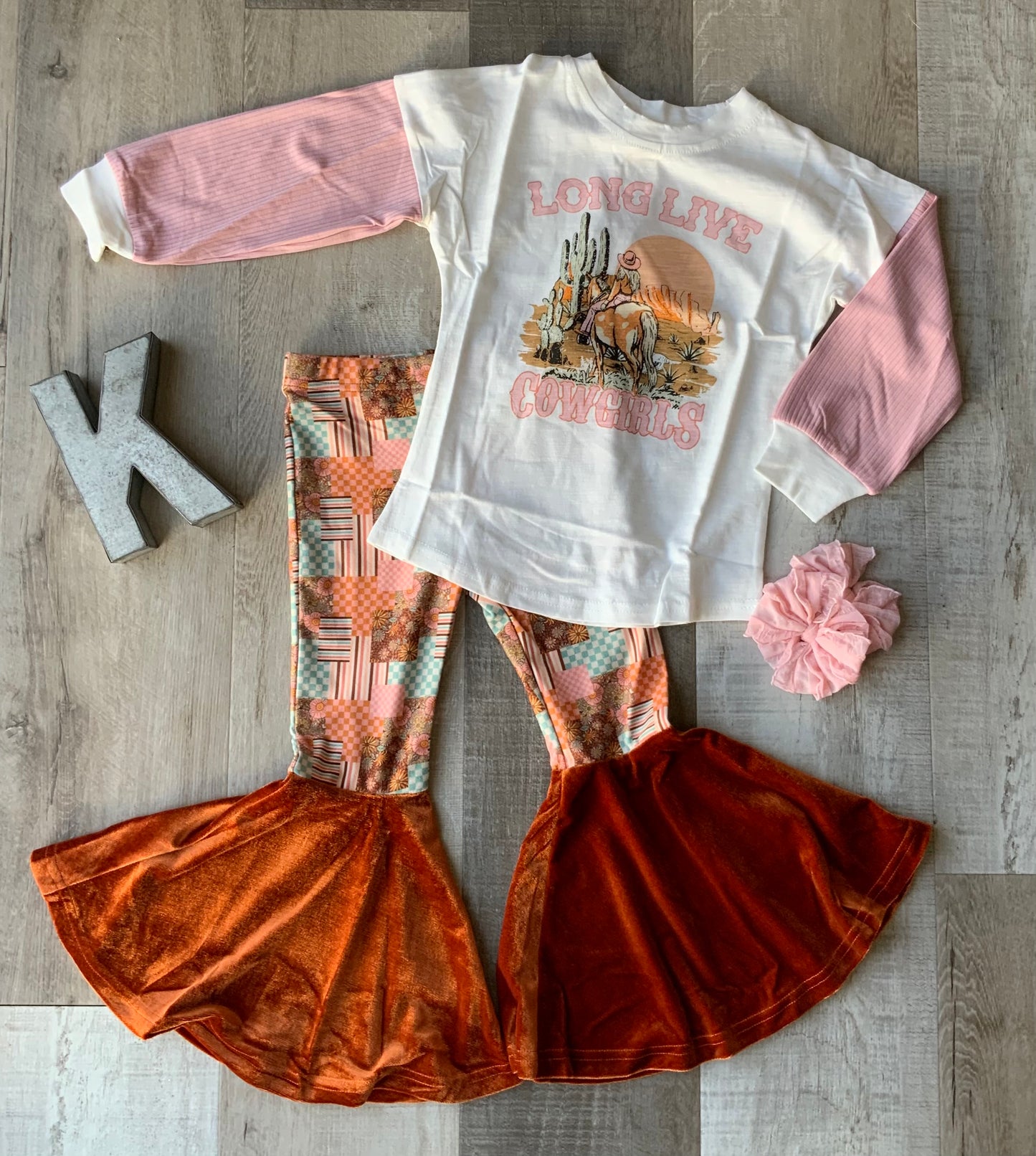 Patchwork Flare Bell Bottoms