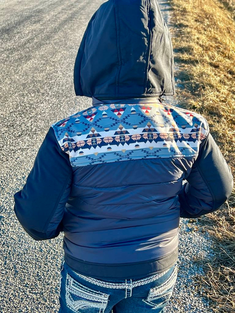 Navy Retro Jacket