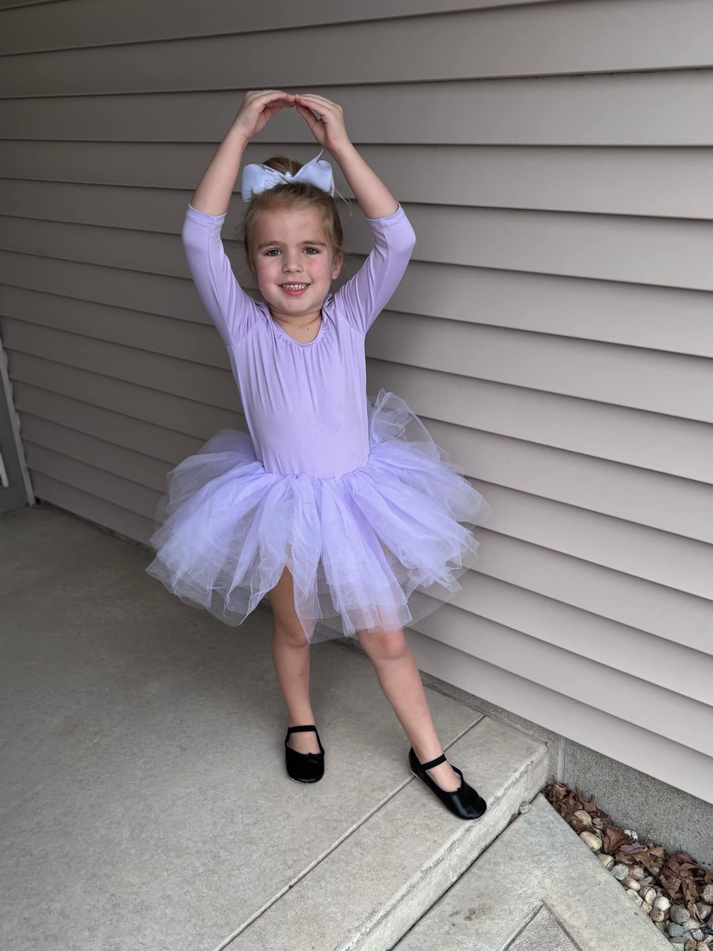 Lavender 3/4 Tutu Leotard