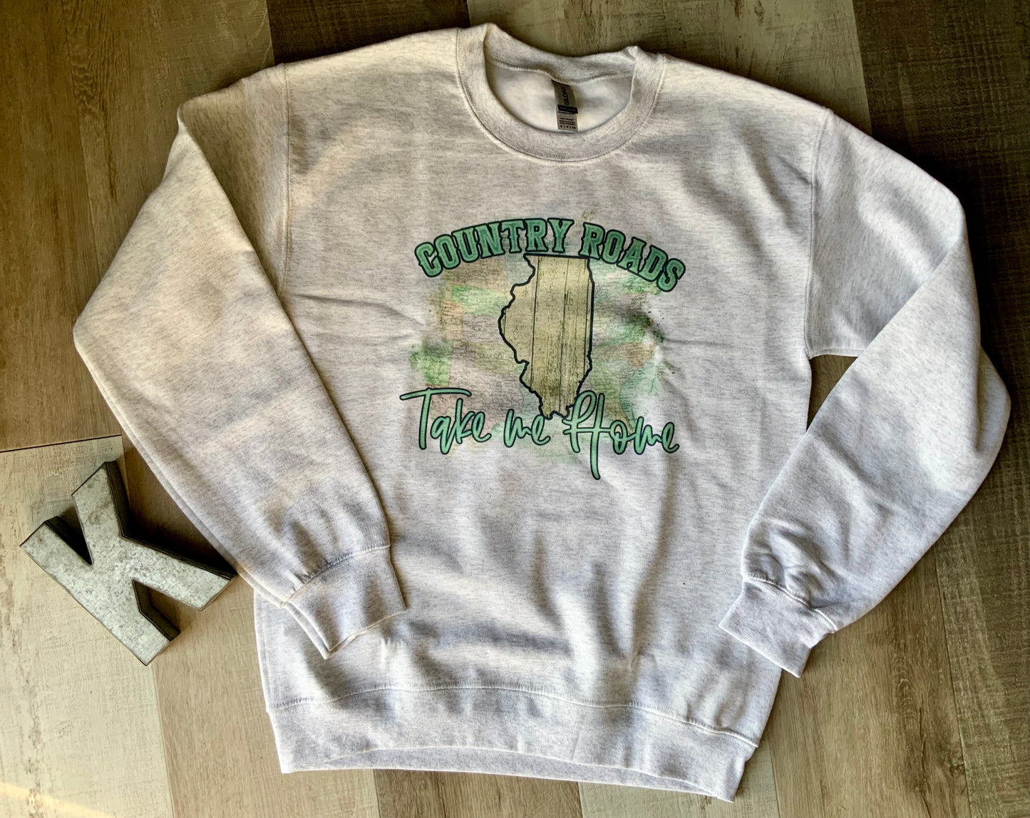 Country Roads Take Me Home Ash Sweatshirt