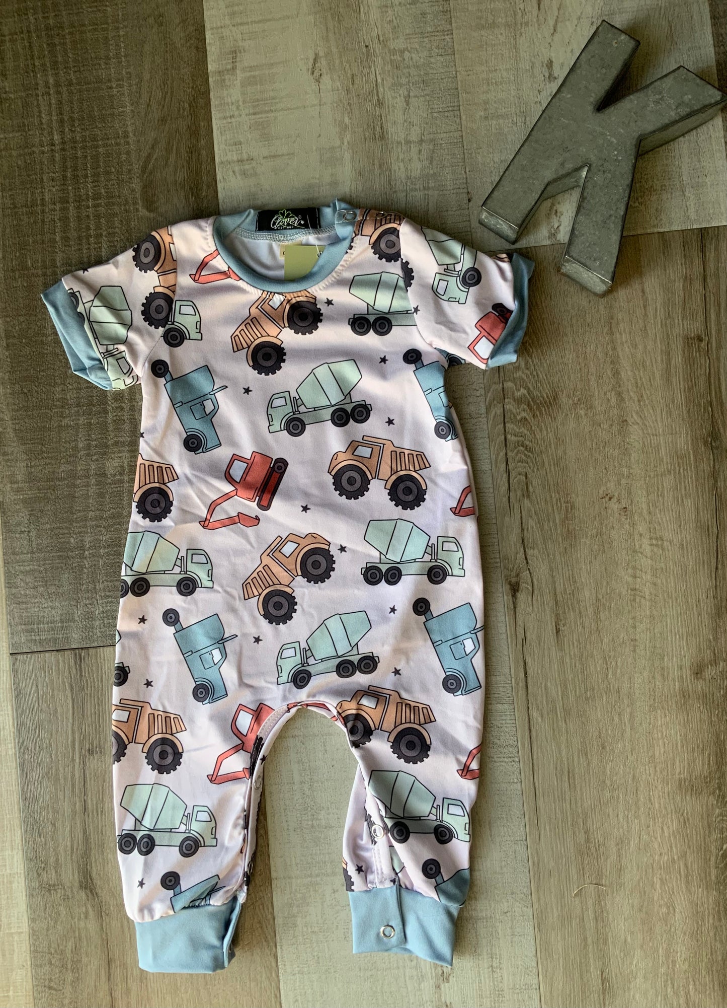 Dump Truck Romper