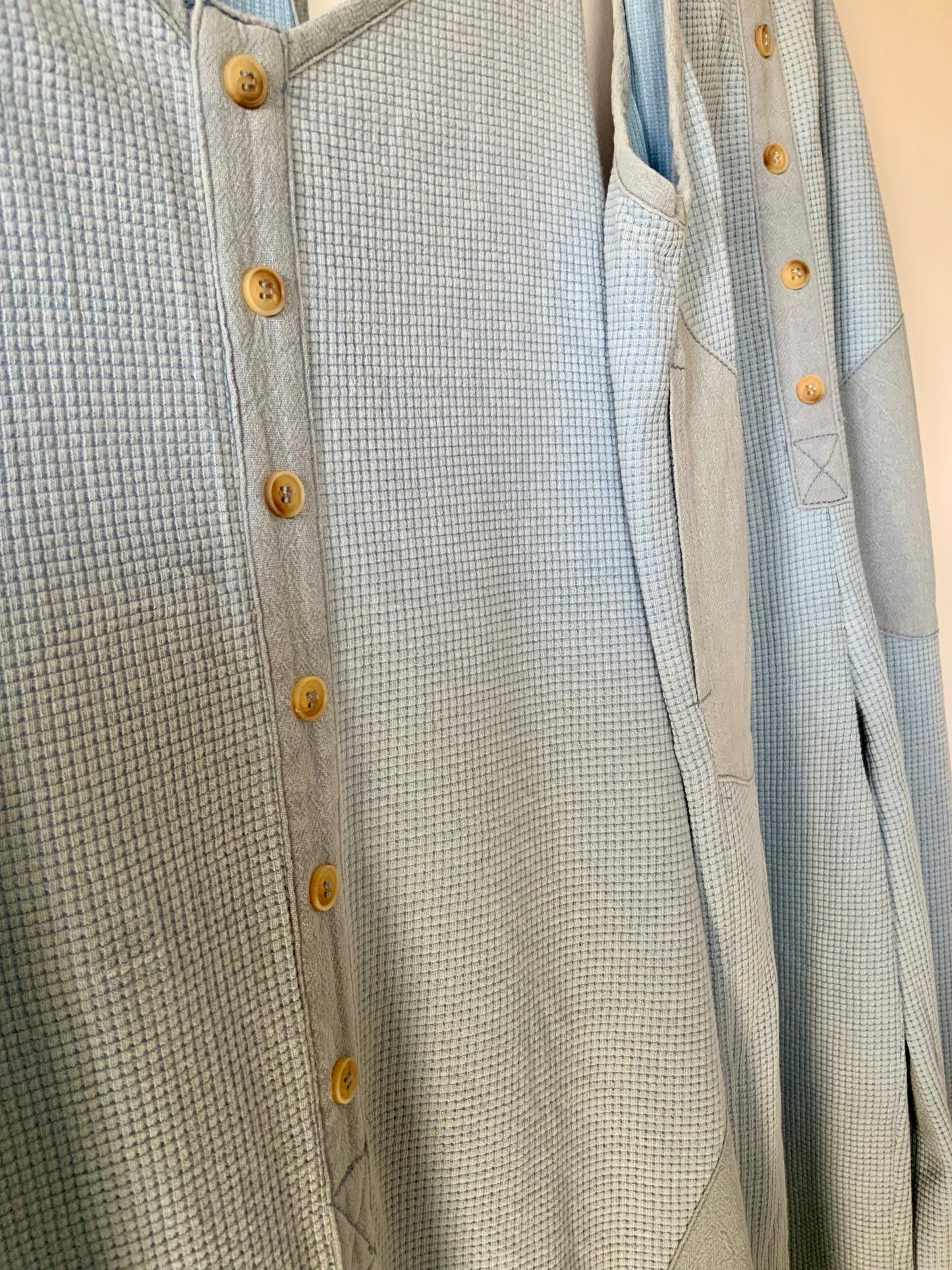 Washed Blue Wide Leg Jumpsuit