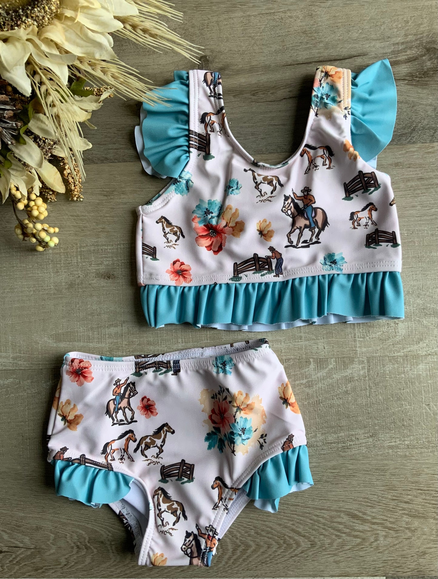 Ranch Hand Girls Swimsuit