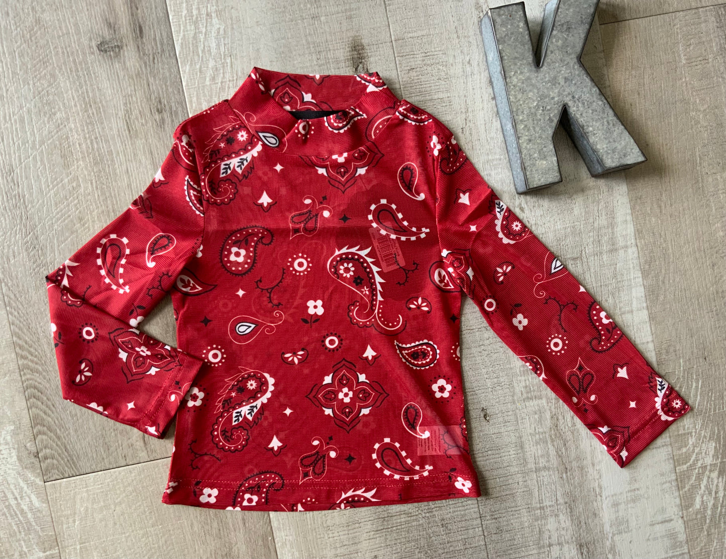 Bandana Babe Mesh Top