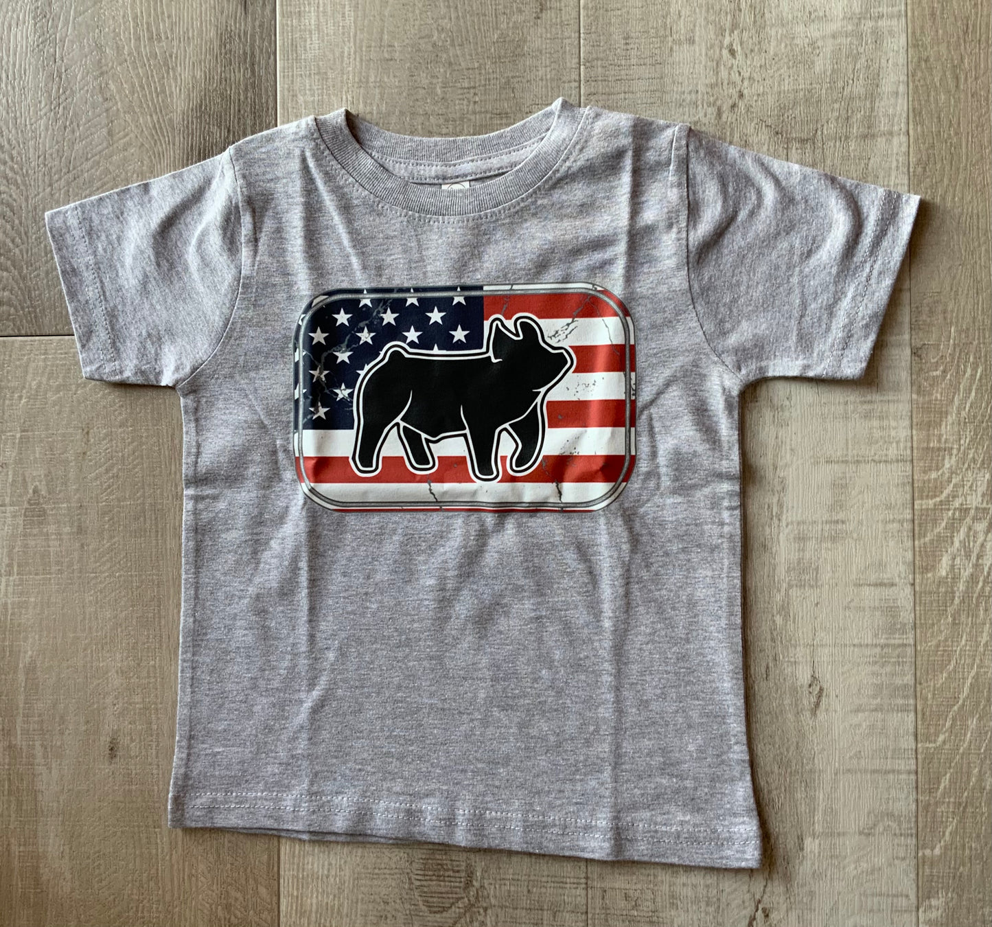 Flag Show Pig Tshirt