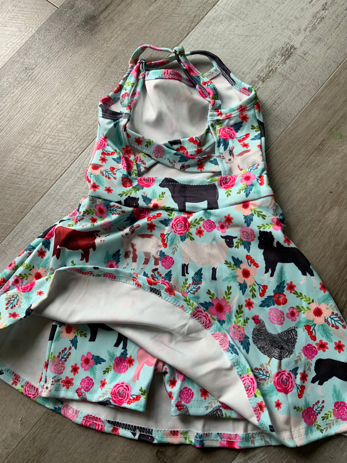 Floral Farm Athletic Dress
