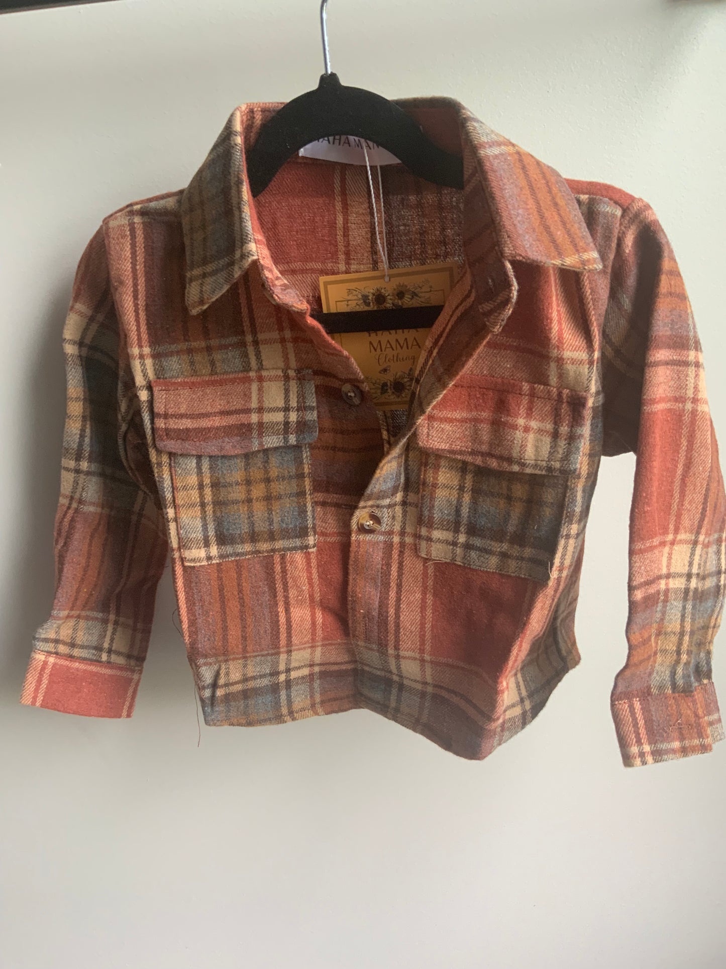 Light Weight Rust Flannel