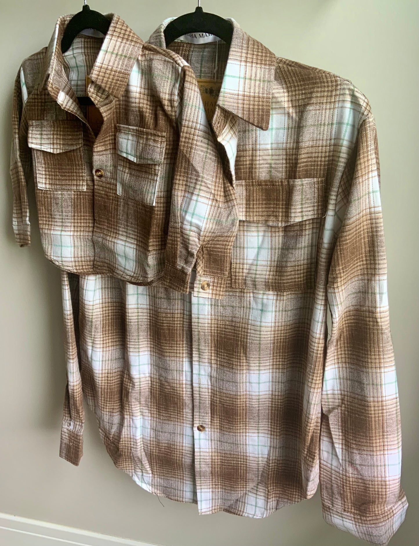 Light Weight Brown Flannel