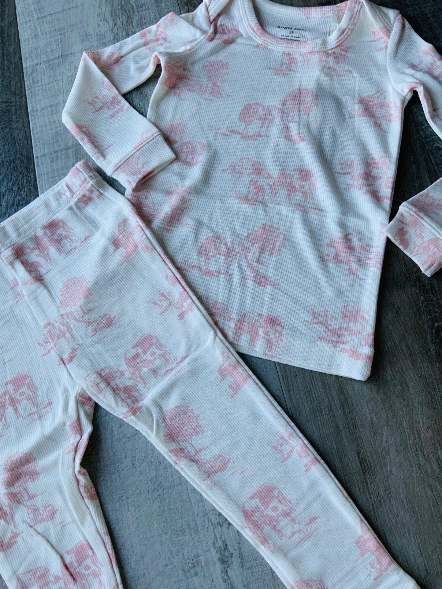Pink Farm Toile Lounge Set