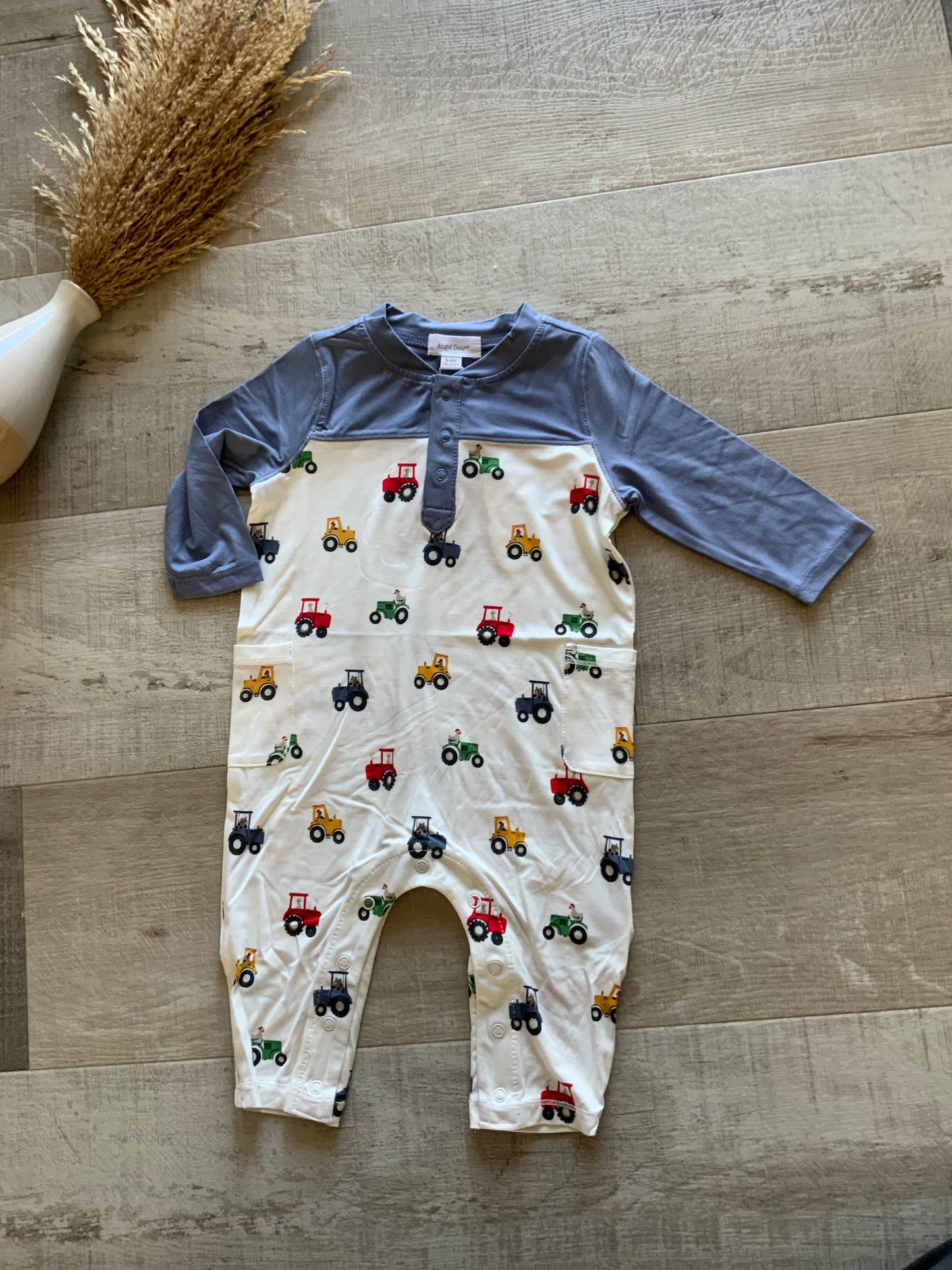 Mini Tractor Romper