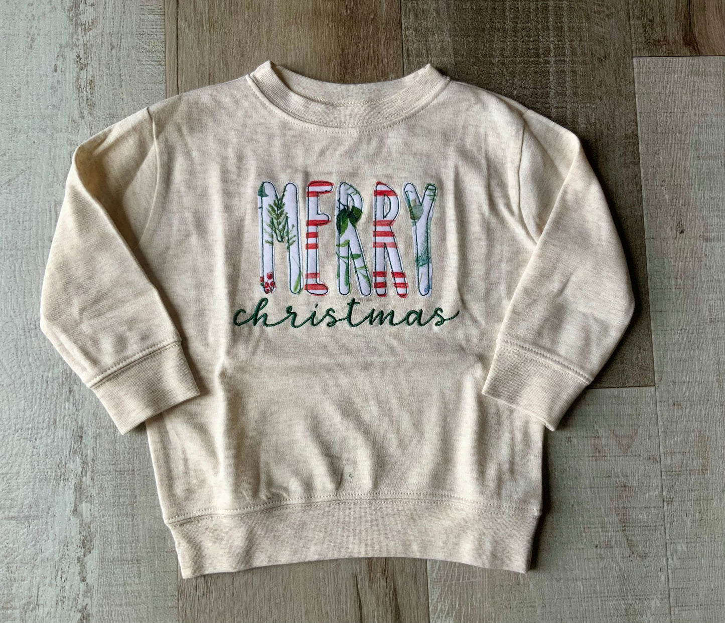 Merry Christmas Oatmeal Pullover