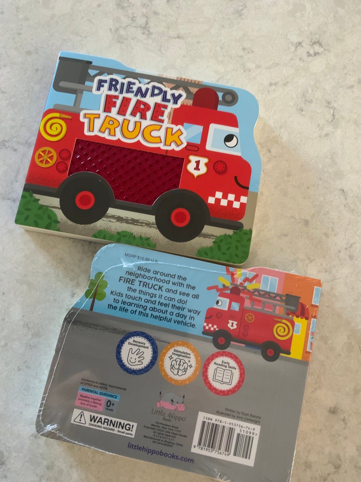 Friendly Fire Truck Book