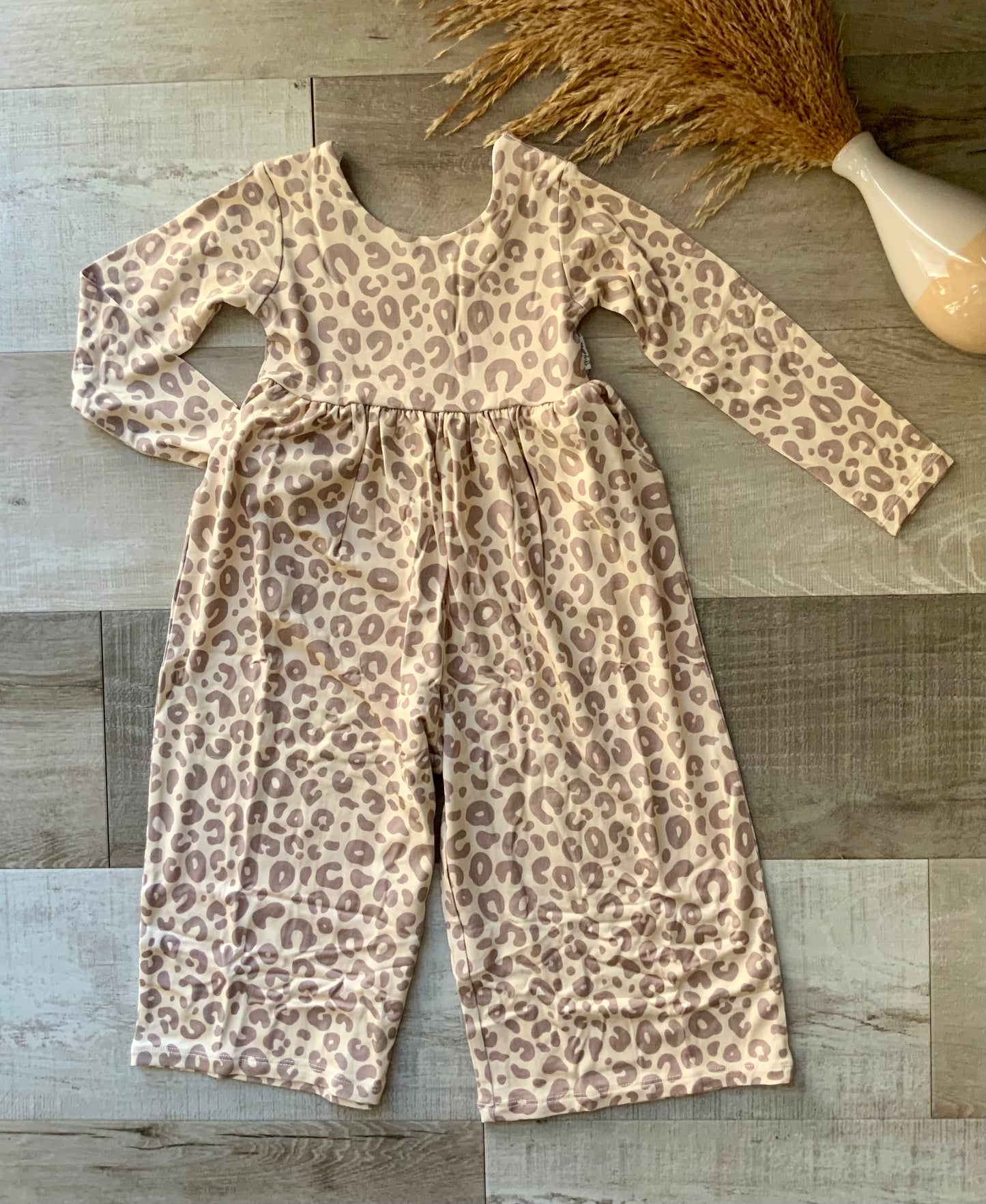 Amari Leopard Wide Leg Romper