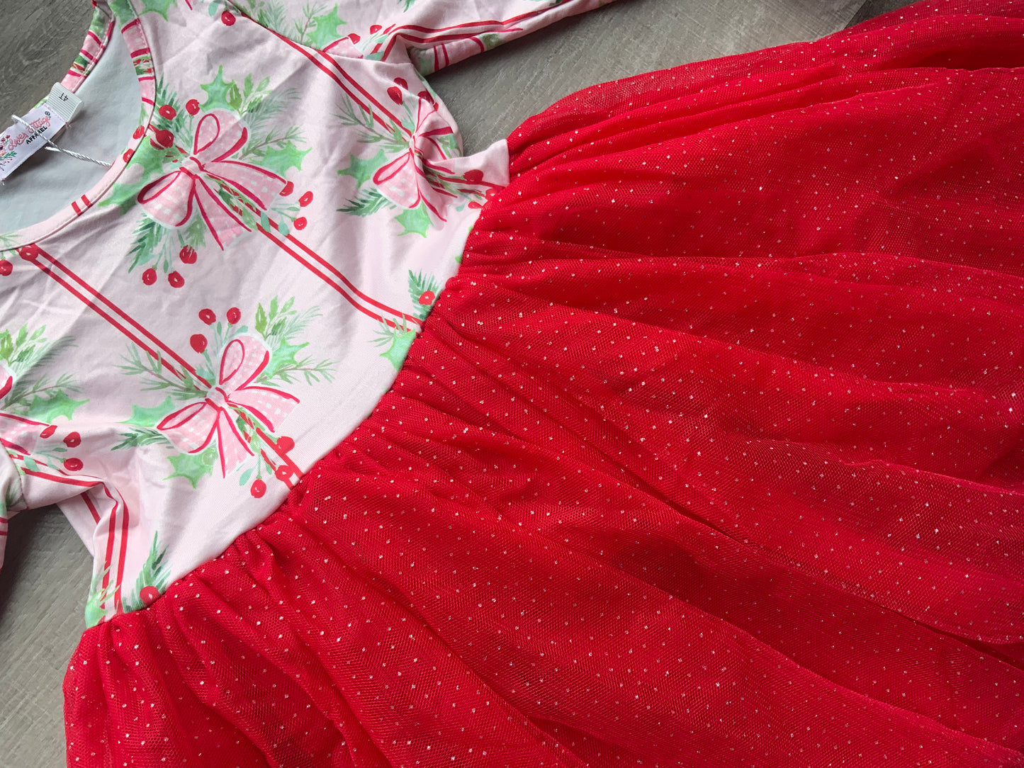 Holly Stripes Tutu Dress
