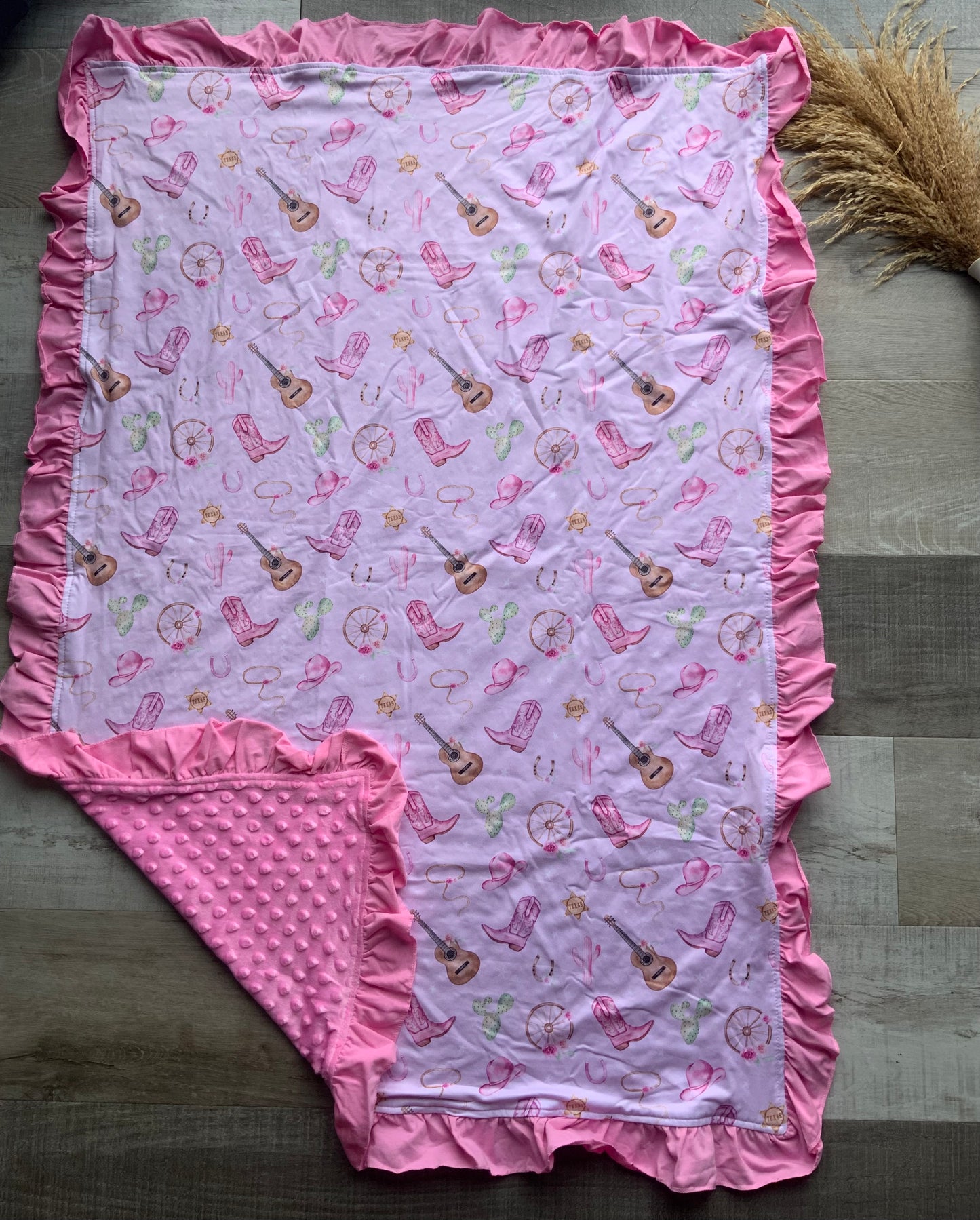 Pink Cowgirl Blanket