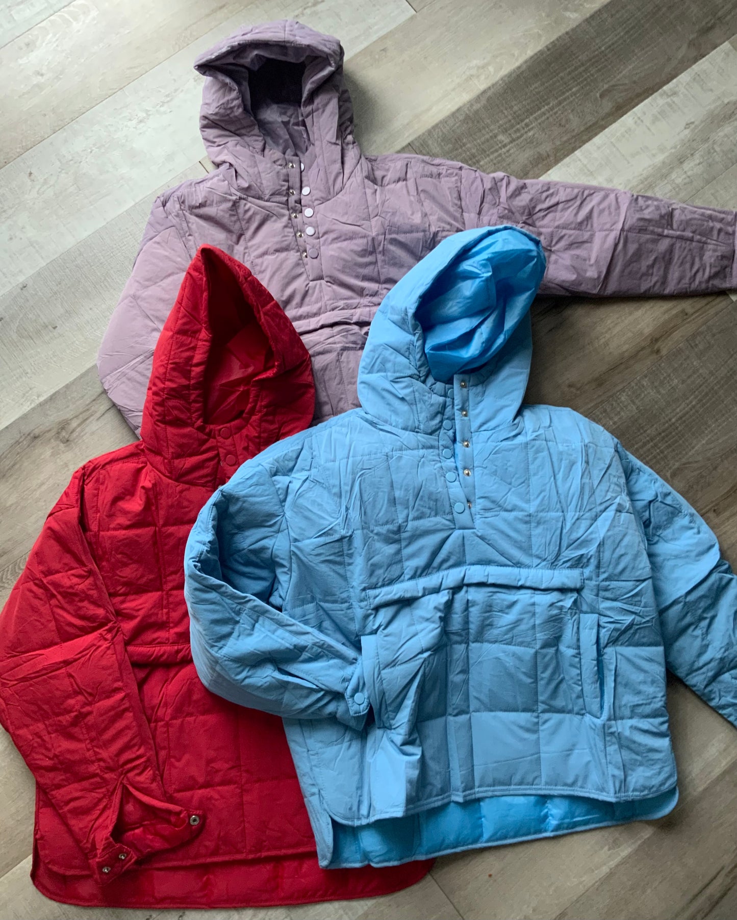 Puffer Hooded Pullover