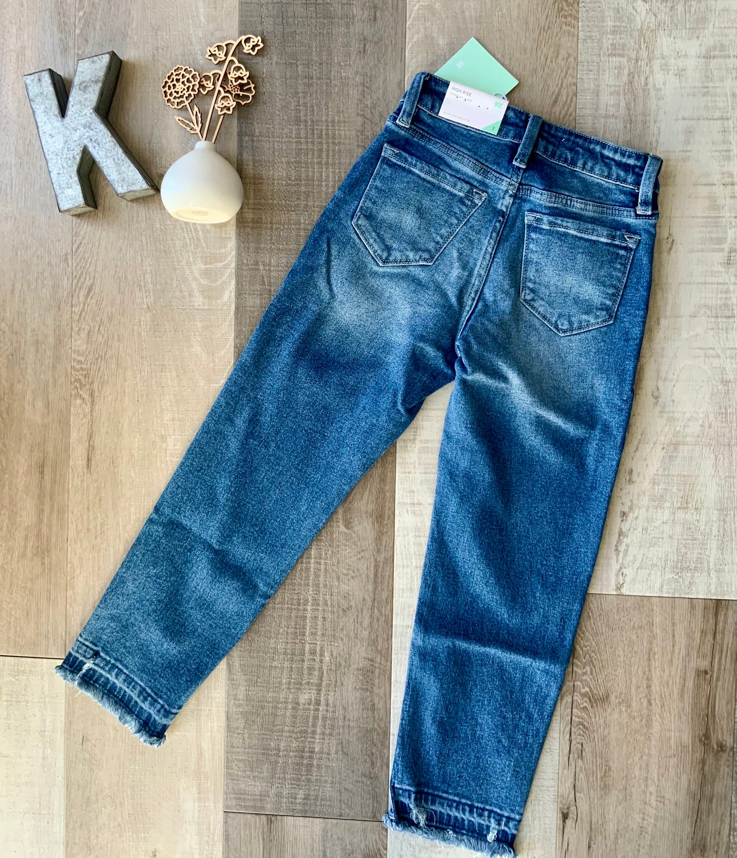Youth Straight Medium Wash Jeans by KanCan