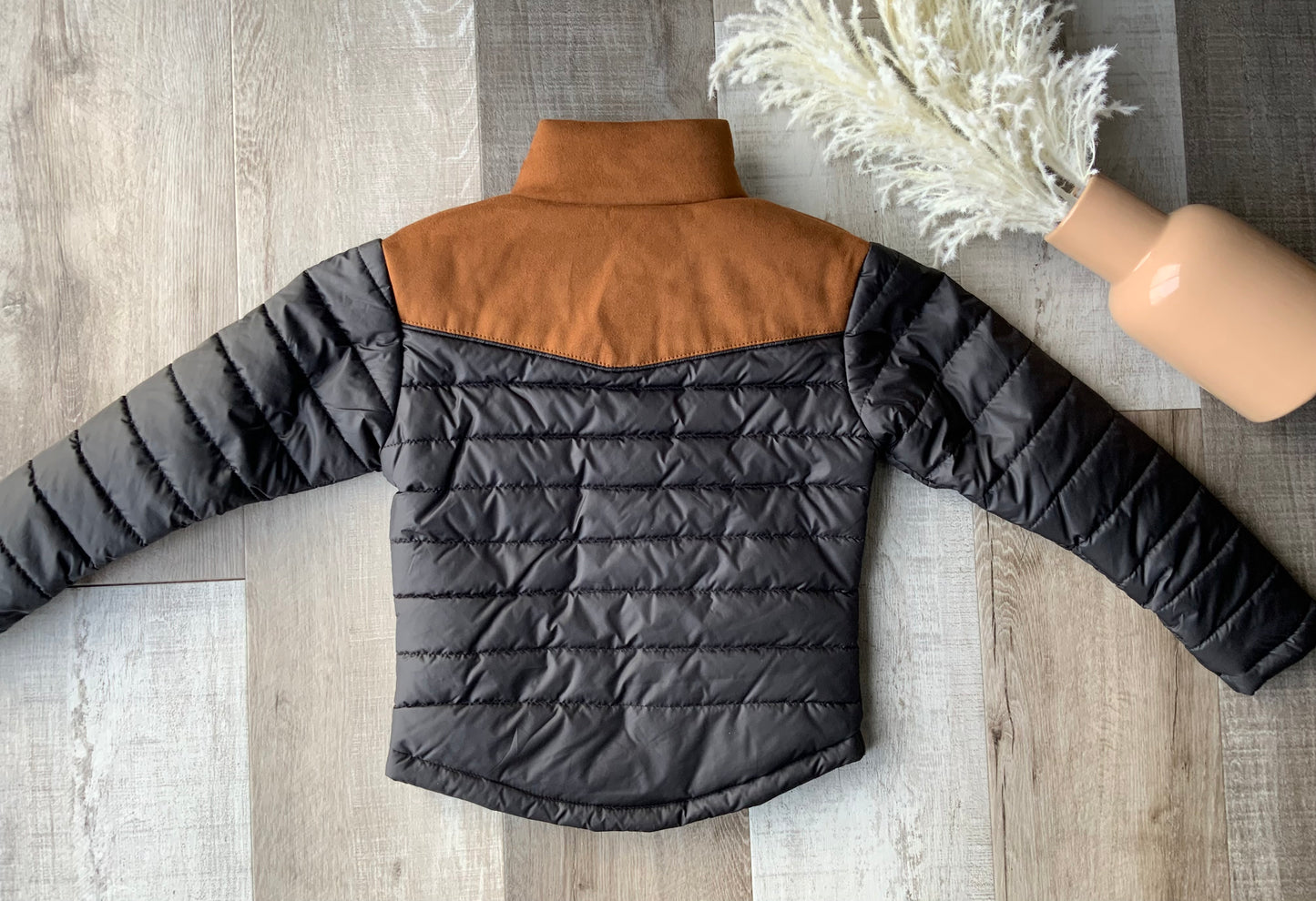 Black & Polyester Jacket