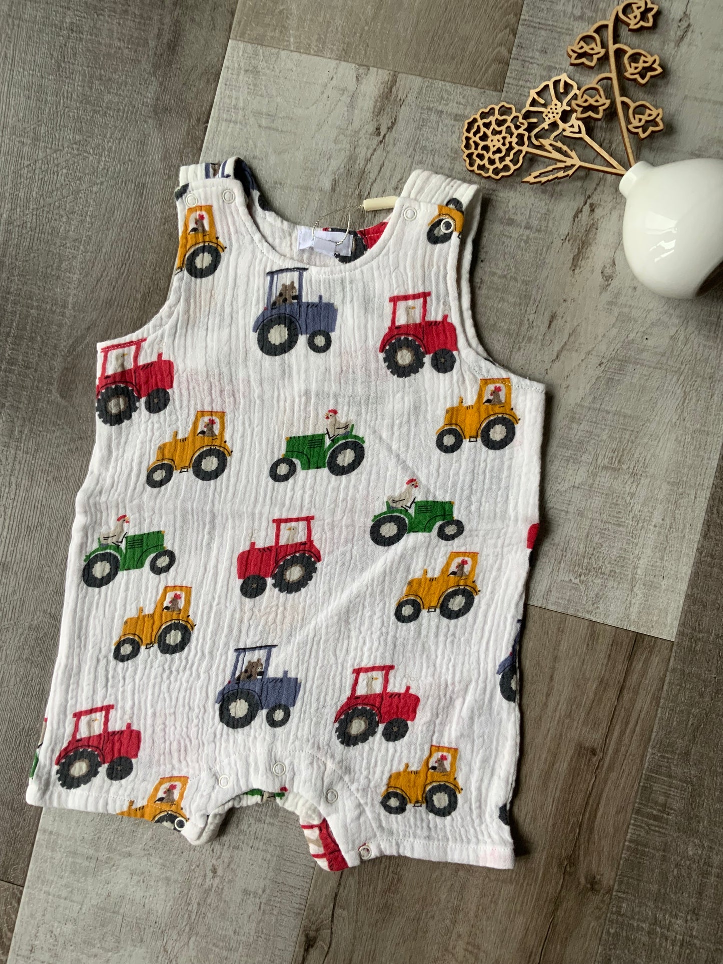 Tractor Friends Romper