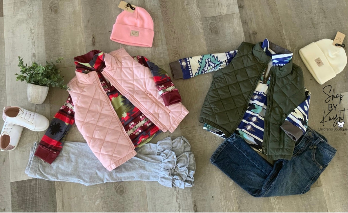 Diamond Quilted Light Weight Vest Shop By Knight Boutique