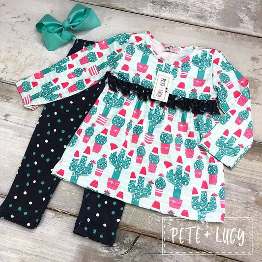Cactus Christmas Outfit by Pete & Lucy