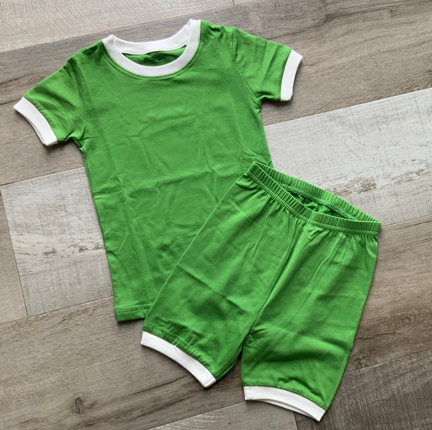 Green Shorts Pjs
