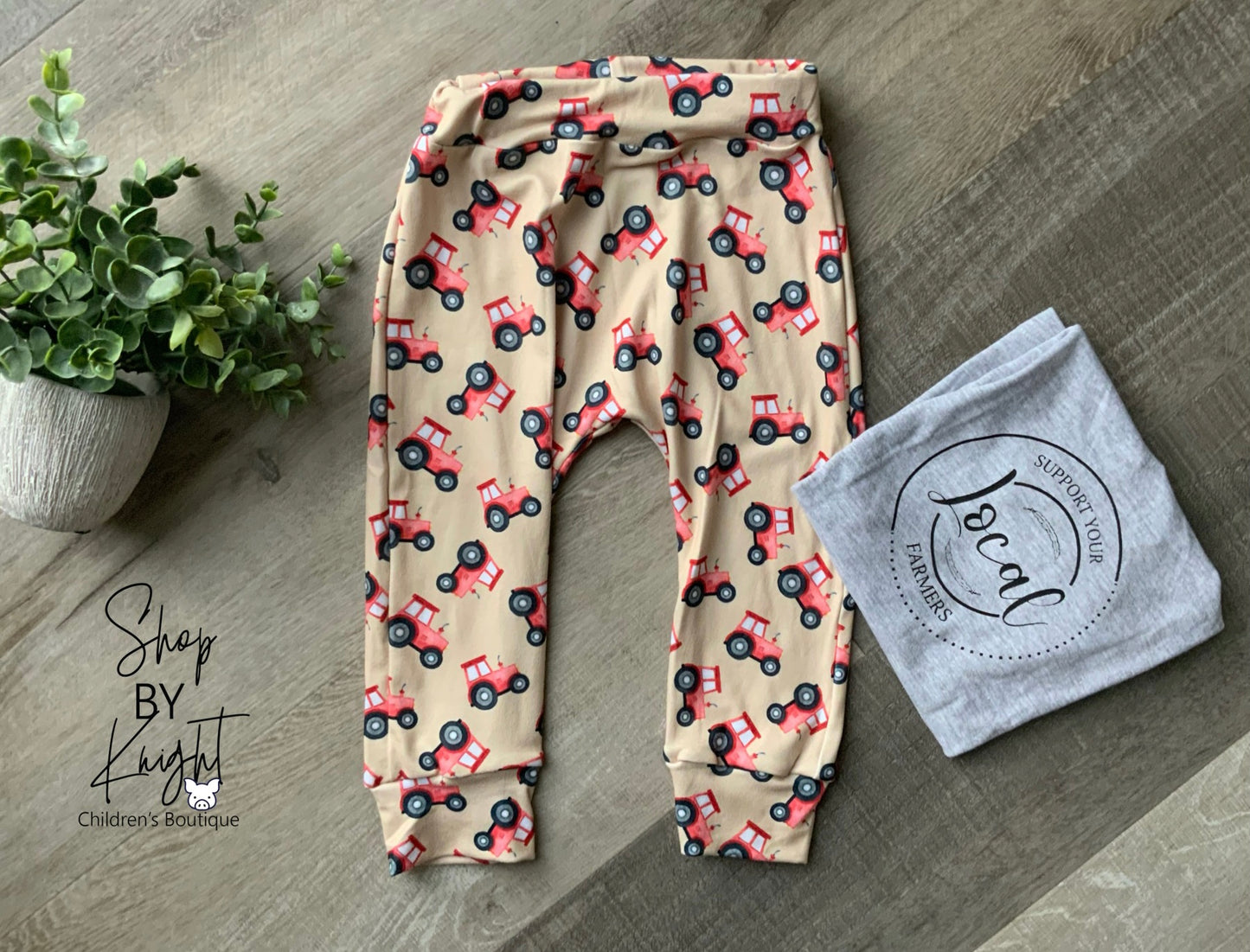 Handmade Red Tractor Bottoms