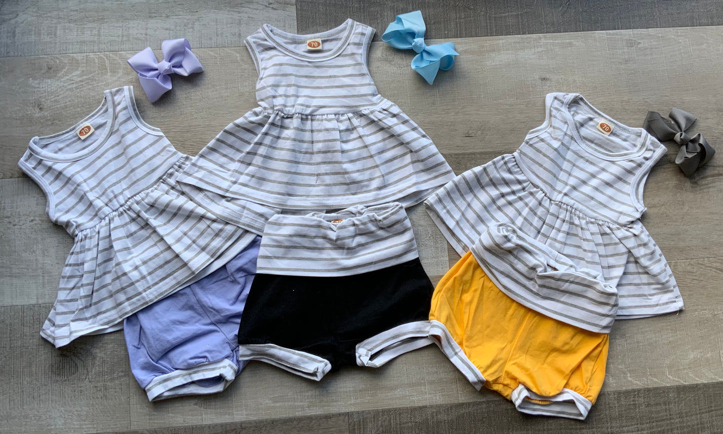 Stripe Tank with Shorts