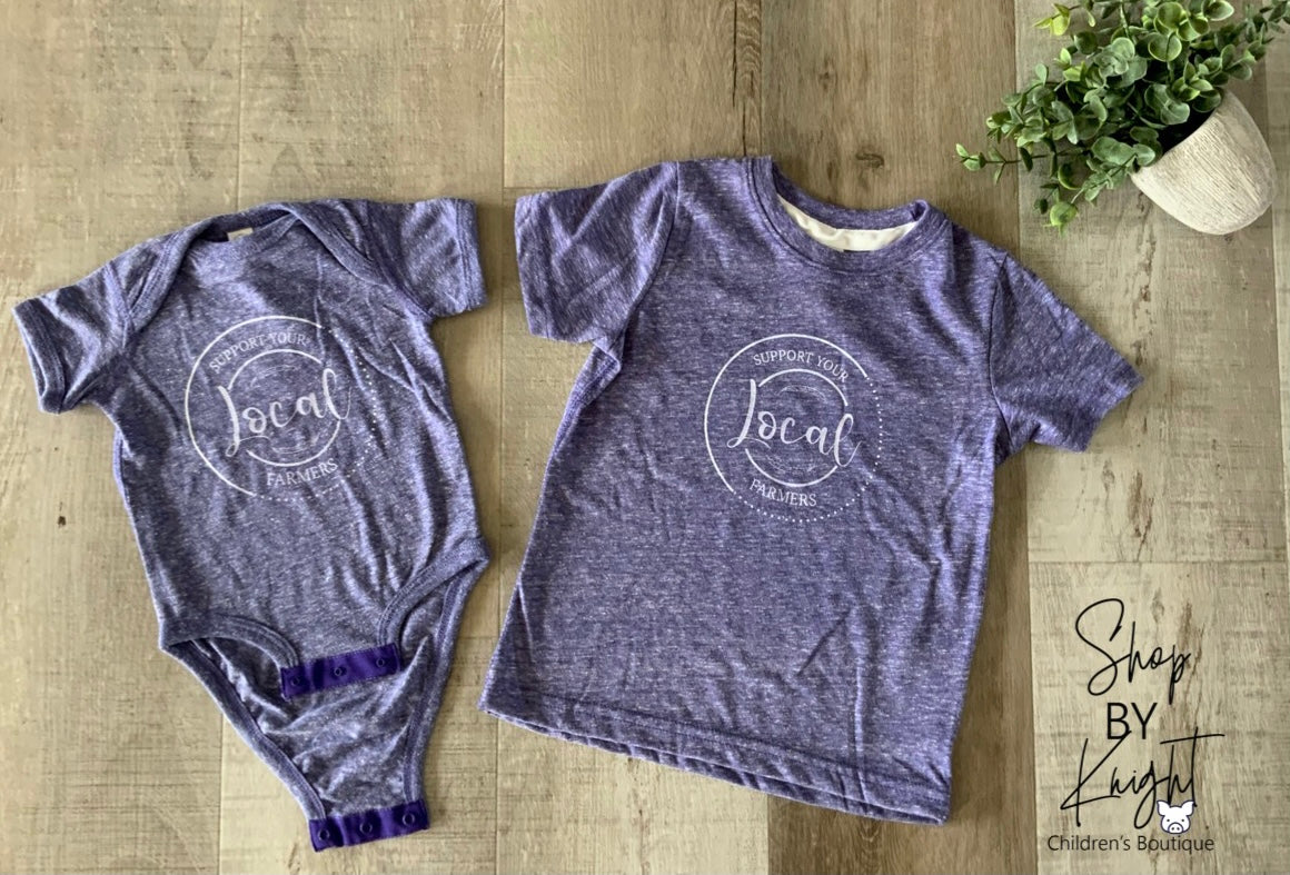 Support Your Local Farmer Graphic Tee Adult