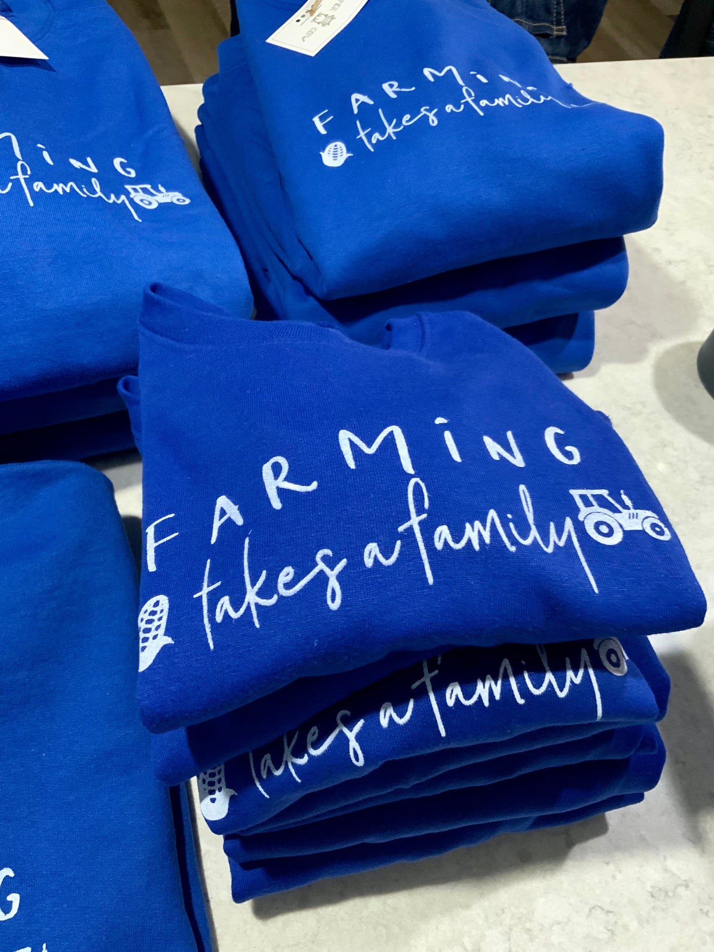 Farming Takes a Family Crewneck Sweatshirt