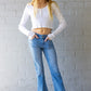 Youth Mid Rise Flare Jeans