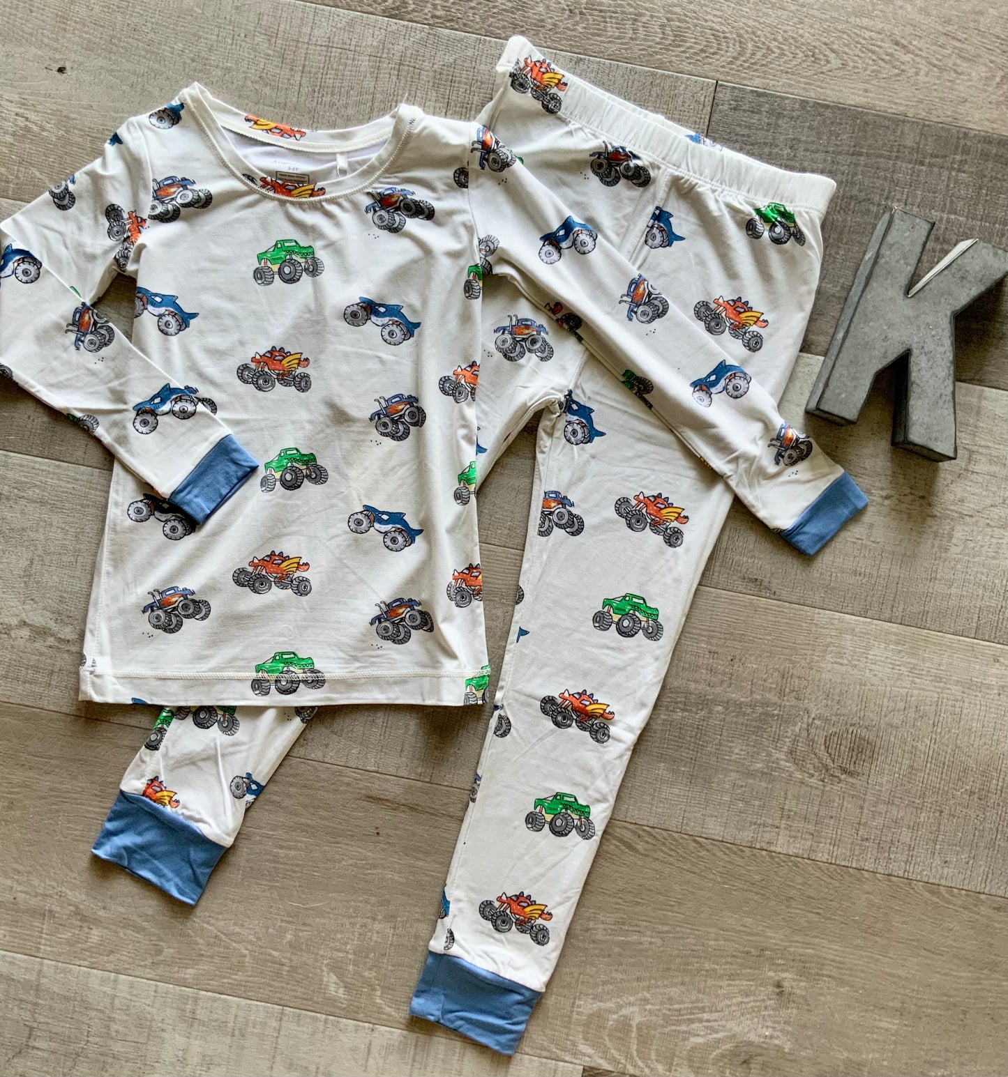 Snoozin Monster Truck Pjs