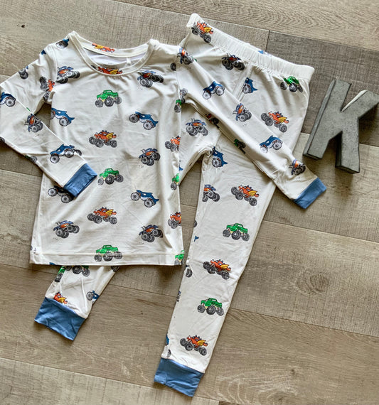 Snoozin Monster Truck Pjs