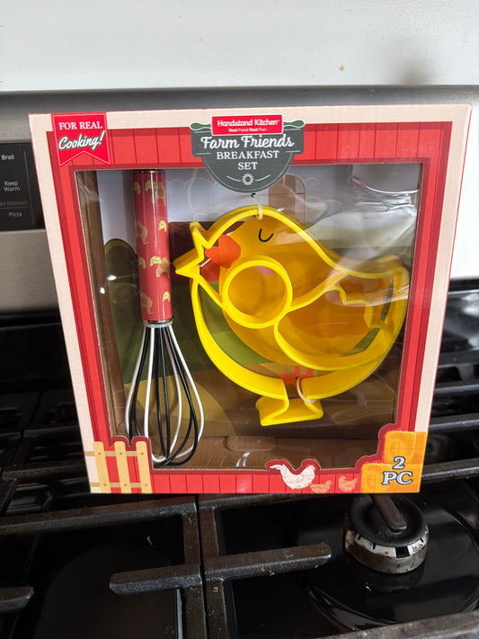 Egg & Pancake Mold w/ Whisk