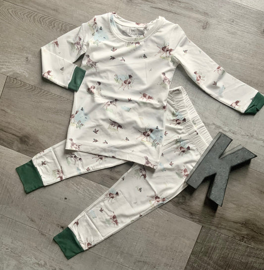 Pointer Pups Long Sleeve Pjs